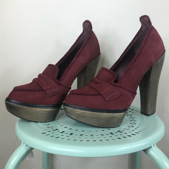 JOE'S JEANS | Chunky Platform Loafer Style Heels - Picture 3 of 4